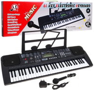 Mamido Children's keyboard with microphone, radio USB MP3 MQ6152 - Children's Electronic Keyboard