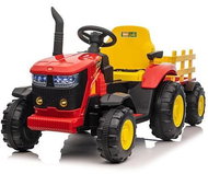 Mamido Children's electric tractor with towing 12V 7Ah, red - Children's Electric Tractor