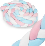 Ricokids crib bumper 3 m blue and pink - Crib Bumper
