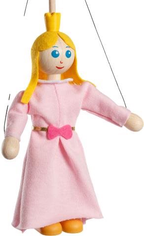Mašek Loutka Princezna, 14 cm - Loutka - Hlavní obrázek