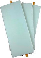 Baby Patron Rorry 3-piece reversible cot bumper with 3cm foam filling mint with ochre, lyocell - Crib Bumper