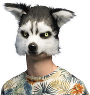 Boland Husky mask plush - Carnival Mask