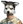 Husky mask plush