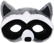 Widmann Raccoon mask plush - Carnival Mask