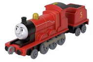 Mattel Mašinka Tomáš 80th anniversary James s vagónem kovový - Train