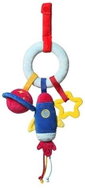 BabyOno Hanging educational toy for stroller COSMOS, blue/red - Pushchair Toy