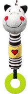 BabyOno Plush squeaky toy with teether Zebra Zack, 26 cm - Soft Toy