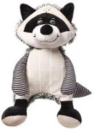 BabyOno Plush toy with rattle Racoon Rocky Raccoon, black and white - Pushchair Toy