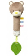 BabyOno Educational toy with squeaker and teether Teddy Gardener - Pushchair Toy