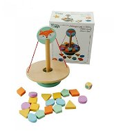 Adam Toys Balancing game with shapes - fox - Brain Teaser