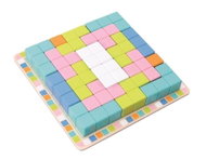 Adam Toys Wooden folding game TETRIS - 19pcs - Puzzle