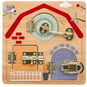 Adam Toys Vzdělávací tabule se zámky - Děti světa - Activity board