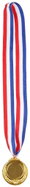 Merco Metal Gold medals with ribbon, 25 pcs - Costume Accessory