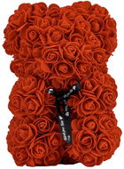 Medvídárek Simple medvedík z ruží 25 cm svetlo červený - Medvedík z ruží