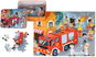 Merco Puzzle Hasící Vůz 100 dílků, multipack 2 balení  - Puzzle
