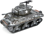 Metal Earth Premium Series, Tank M4 Sherman - Metal Model
