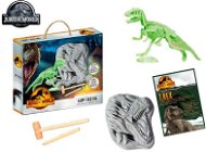 JURSKÝ SVĚT sada vytesej si kostru dinosaura T-Rex svítící ve tmě s doplňky v krabičce - Kreativní sada