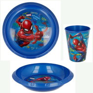 3-piece plastic set SPIDERMAN - Dish Set