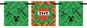 Girlanda Godan vlajky minecraft tnt 300 cm - Girlanda