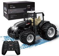 RC traktor na ovládanie Korodyk traktor kovový 2,4 Ghz s širokými koly, LED osvětlení, zvuk - RC traktor