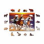 3D puzzle Wooden City dřevěné puzzle divocí koně, M - 3D puzzle