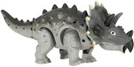 KIK KX4400 Dinosaurus Triceratops, šedý - Zvířátko na dálkové ovládání