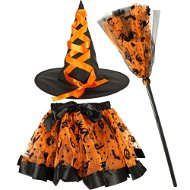 Knoki Karnevalový kostým čarodějnice oranžová - Costume