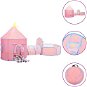 SHUMEE Dětský stan na hraní s 250 míčky růžový, 301 × 120 × 128 cm - Tent for Children