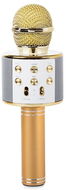 Verk 01377 Karaoke Bluetooth mikrofon, 1800mAh, zlatý - Dětský mikrofon
