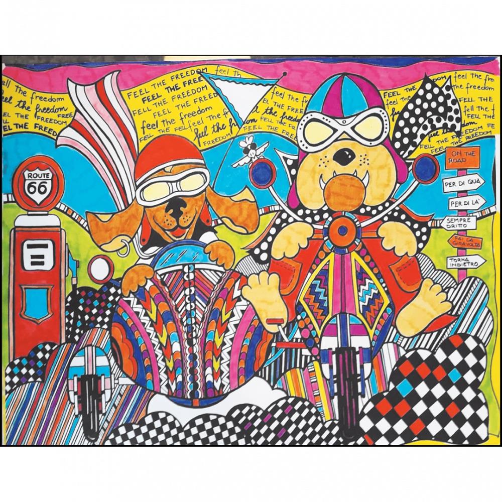 Colorvelvet bársonykép - Sidecar