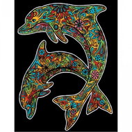 colourvelvet Velvet picture Dolphins - Colouring Book