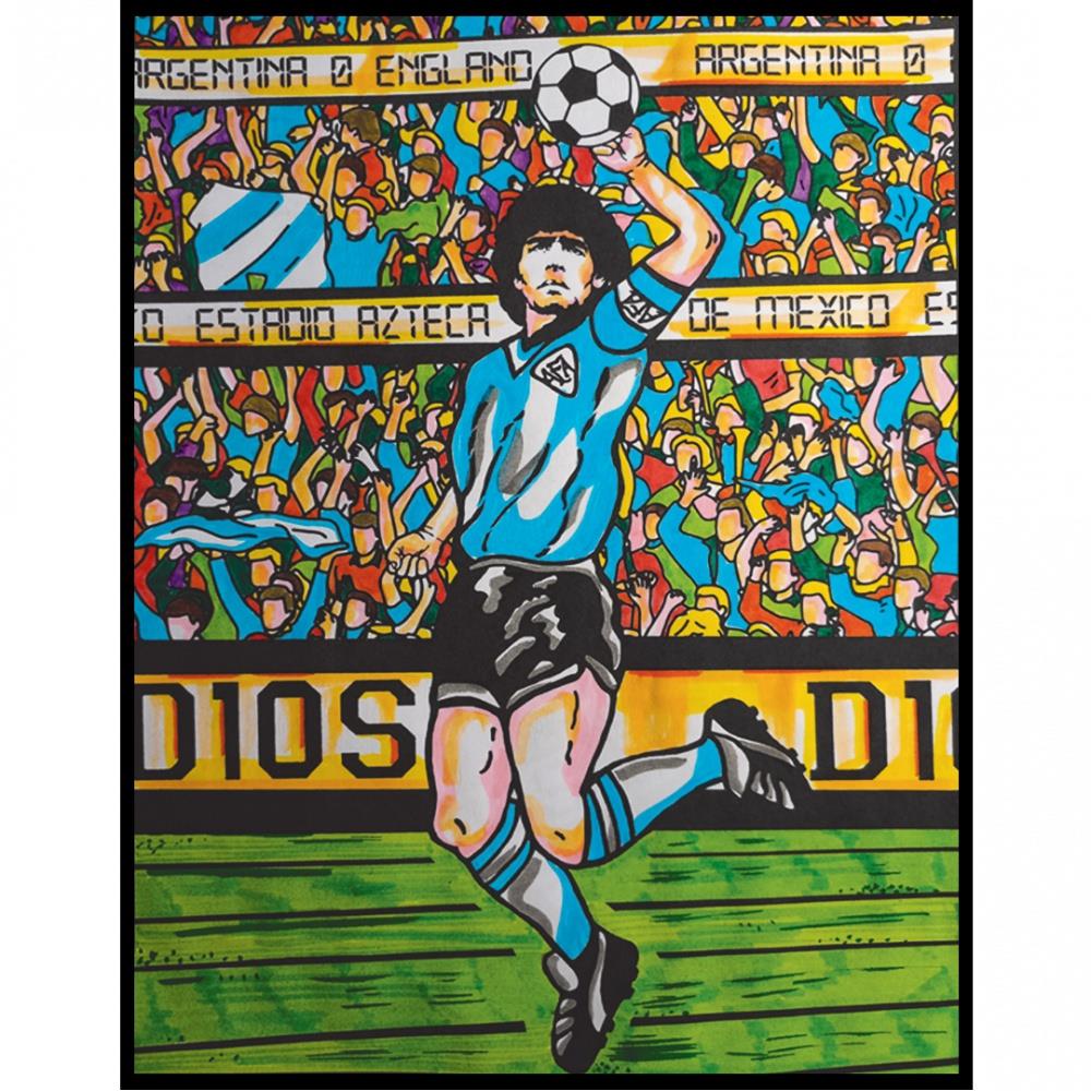 Colorvelvet bársonykép - Argentín focista
