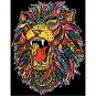 Omalovánky Colorvelvet Sametový obrázek Lví král  - Omalovánky