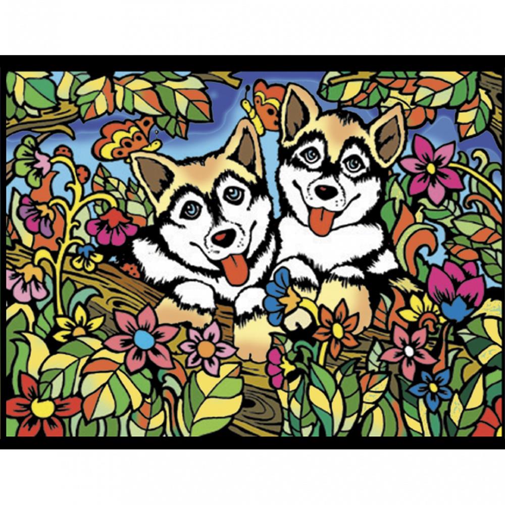 Colorvelvet Kép - Husky kölykök