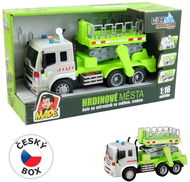 MaDe Auto s plošinou na setrvačník 26 × 10 × 13,5 cm - Auto