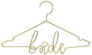 Metal hanger bride - gold, 45x27cm - Party Accessories