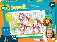 Toy Jigsaw Puzzle Lena Mozaika velká,200 ks,10mm hladká - Mozaika pro děti