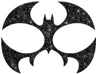 Stick-on bat face scratcher - Costume Accessory