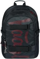 BAAGL Školní batoh Skate Red - School Backpack