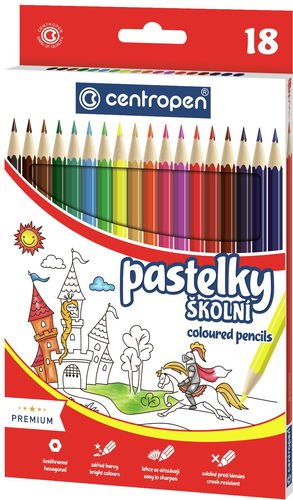 CENTROPEN pastelky 9520 18 ks - Pastelky - Hlavní obrázek