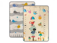 Milly Mally Pěnový koberec 180x120 cm Kinder Bear and Whales - Hrací podložka