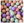 Kids pool balls 200 pcs, purple / mint / peach