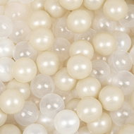 Flumi Children's pool balls 200 pcs, white / light gold - Small Balls