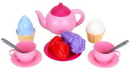 Mikrotrading Tea set with desserts in a net, 15 pcs - Toy Kitchen Utensils