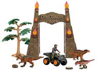 Mikrotrading Zoolandia Dinosaurus park set s doplňky - Set figurek a příslušenství