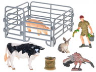 Microtrading Zoolandia Bull with farm animals and accessories - Figure and Accessory Set