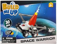 Mikro trading BuildMeUp stavebnice space warrior - Průzkumné vesmírné vozidlo bílé 30 ks - Stavebnice