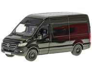 Model auta Mikrotrading Mercedes-Benz Sprinter, kov, na zpětný chod - Model auta