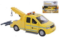 Model auta Mikrotrading Traffic odtahový vůz 16 cm, kov, na zpětný chod, se světlem a zvukem - Model auta