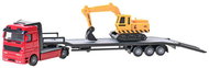 Mikrotrading Traffic loader with construction car 25 cm, metal, free running - Metal Model